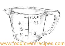 measuring one cup