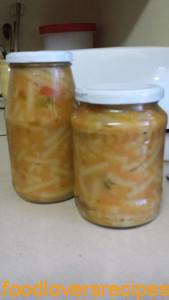 gebottelde pasta slaai