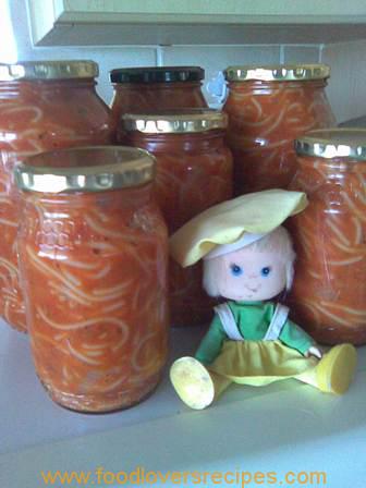 spagetti en tamatie