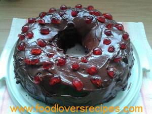 mikrogolf koek met ganache