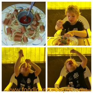hotdog spaghetti
