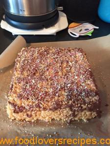 rice crispie koek