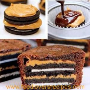 oreo and peanutbutter cupcakes