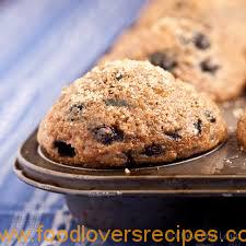 Blueberry Steel Cut Oat Muffins