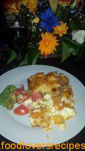 butternut and feta bake