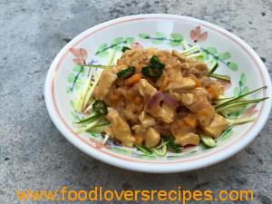 Low carb Red thai chicken curry
