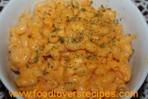 pasta met kaaskrulle