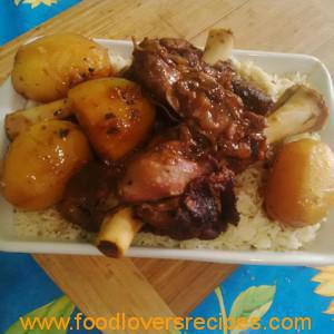 sa-eeda's lamb shanks
