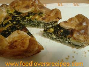 spinasie en feta tert 2