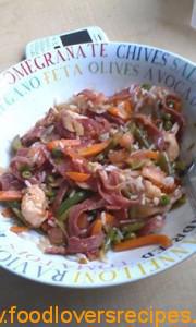 Hoender en Bacon Stirfry