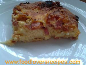 Bacon, egg, and cheese breakfast casserole