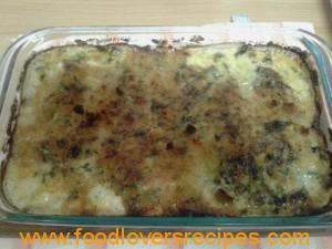 Chicken Topped With Mustard, Chives And Cheese