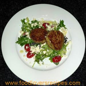 Couscous Cakes Salad