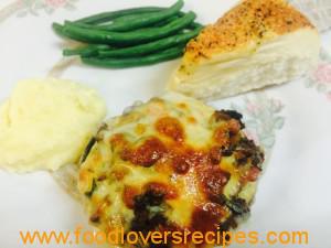 Stuffed mushroom with mince meat