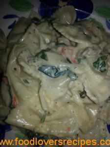 spinasie en pastagereg