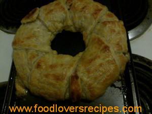 Ham, chicken and cheese pie