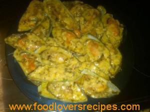Kaas en knoffel mossels
