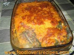 beef and pumkin shepards pie