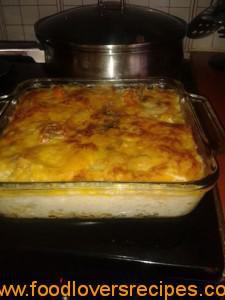 cheesy haddock bake