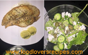 GAILS GREEN SALAD AND COD FILLET