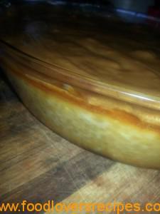 baked caramel sago pudding