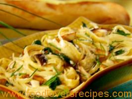fettuccini with mushrooms