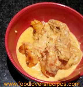 cheesy prawns cooked 2
