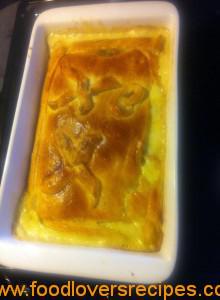 SPINACH FETA BACON PIE