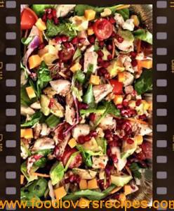 Summer chicken saladd