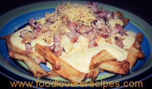Kaas en spek chips