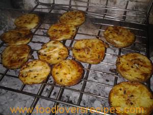 braai aartappels oor die kole