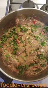 Jennifers Beef Stroganoff