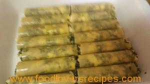 SPINASIE, HOENDER EN RICOTTA CANNELONI