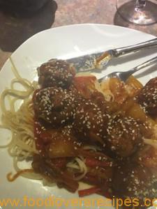 sweet and sour pork frikkies