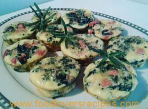 Denzys Salami & Spinach Breakfast Egg Muffins