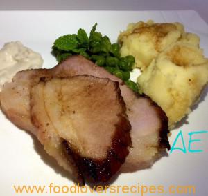 SOUS VIDE HAM WITH BALSAMIC BROWN SUGAR GLAZE