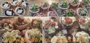 loaded stuffed mushrooms