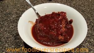 selfsaucing microwave chocolate pudding