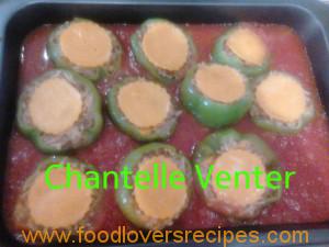 stuffed green peppers chantelle