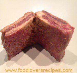 GEVLEKTE PLAT BEESRIB