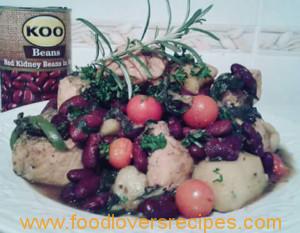 red kidney beans bredie