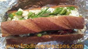 Feta Baked Baguette
