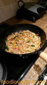 Pineapple chicken stirfry