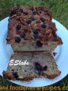ESlabs Moist Strawberry Greek Yogurt Banana Bread