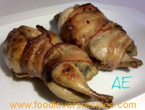 Wrapped Grilled Quail